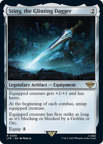 Image for Sting, the Glinting Dagger (250) [Universes Beyond: The Lord of the Rings: Tales of Middle-earth]