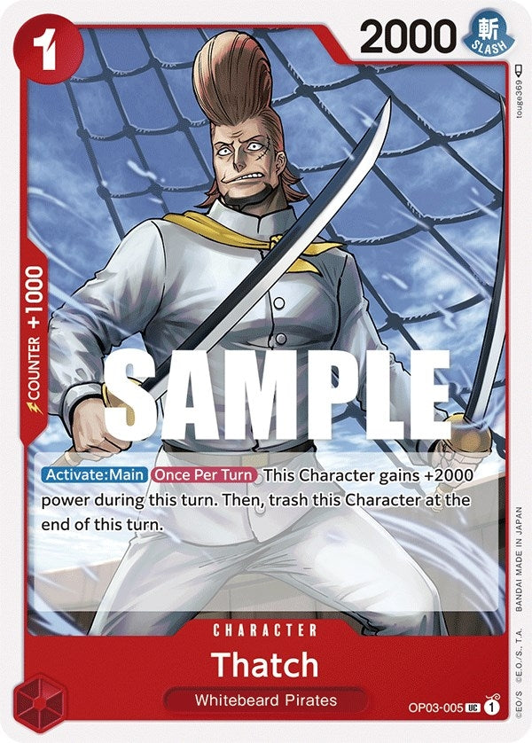 Image for Thatch (OP03-005) (OP03) - One Piece Card Game