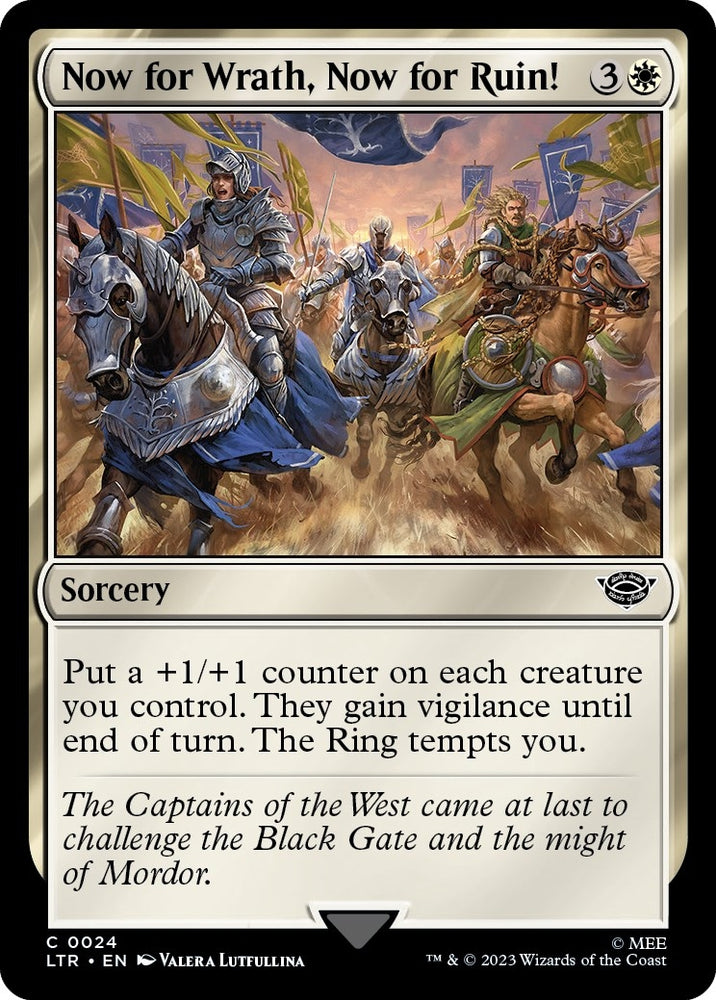 Image for Now for Wrath, Now for Ruin! (24) [Universes Beyond: The Lord of the Rings: Tales of Middle-earth]