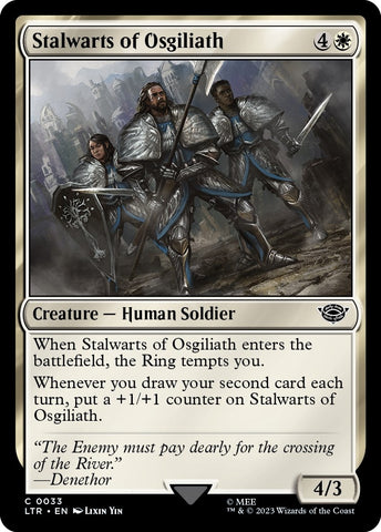 Image for Stalwarts of Osgiliath (33) [Universes Beyond: The Lord of the Rings: Tales of Middle-earth]
