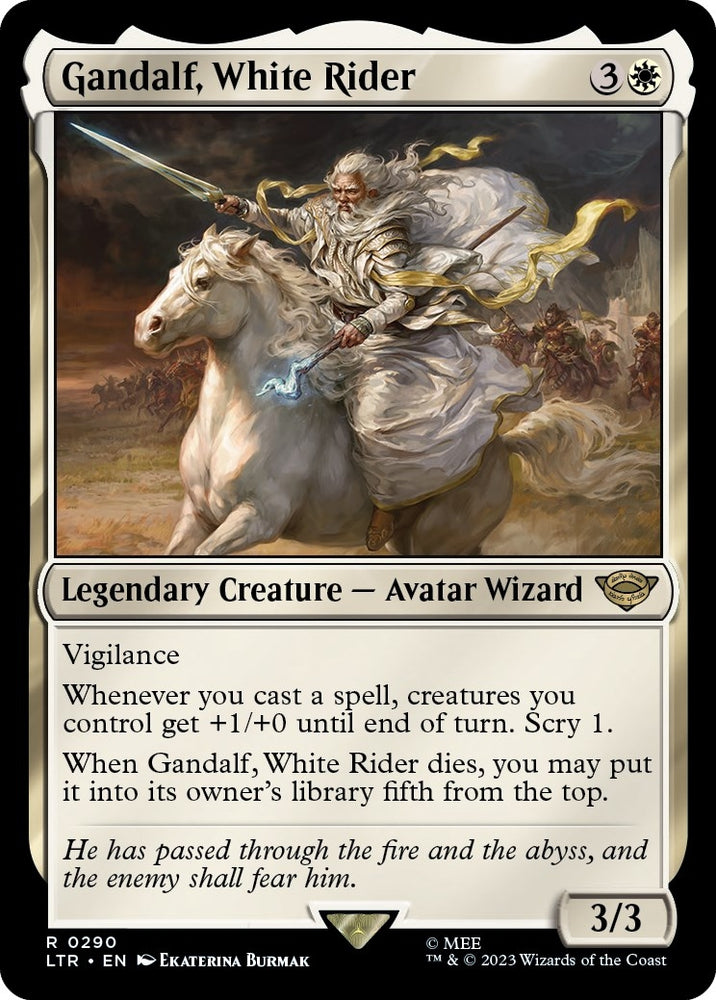 Image for Gandalf, White Rider (290) [Universes Beyond: The Lord of the Rings: Tales of Middle-earth]