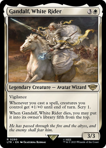 Image for Gandalf, White Rider (290) [Universes Beyond: The Lord of the Rings: Tales of Middle-earth]