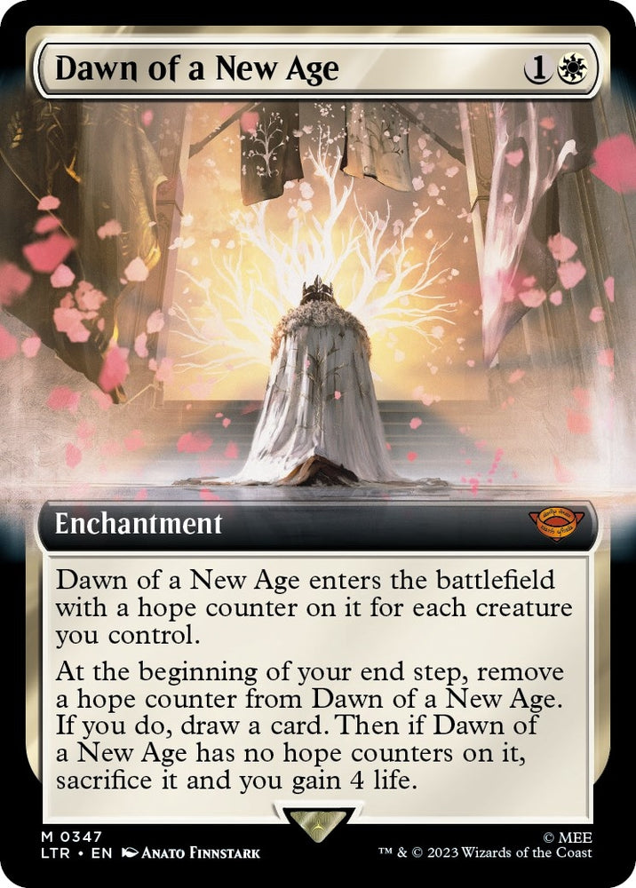 Image for Dawn of a New Age (Extended Art) (347) [Universes Beyond: The Lord of the Rings: Tales of Middle-earth]