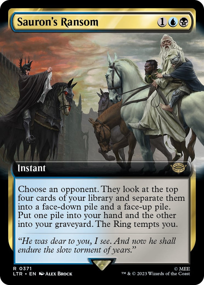 Image for Sauron's Ransom (Extended Art) (371) [Universes Beyond: The Lord of the Rings: Tales of Middle-earth]