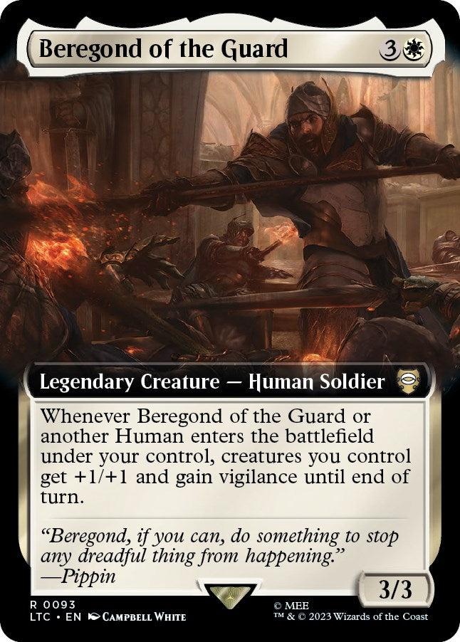 Image for Beregond of the Guard (Extended Art) (93) [Commander: The Lord of the Rings: Tales of Middle-earth]