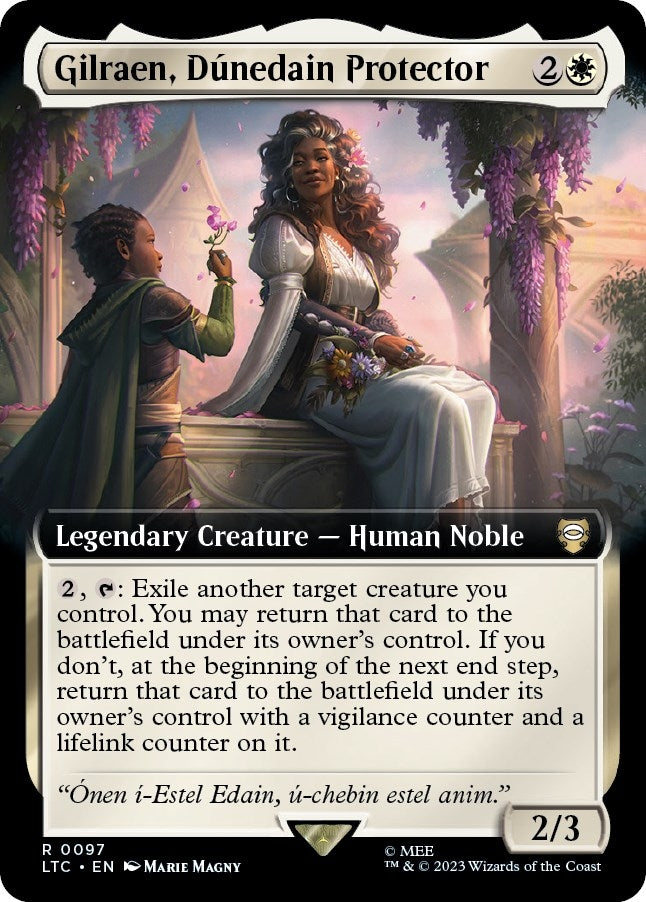 Image for Gilraen, Dunedain Protector (Extended Art) (97) [Commander: The Lord of the Rings: Tales of Middle-earth]