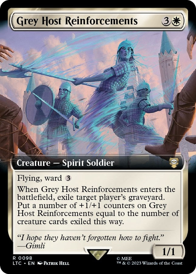 Image for Grey Host Reinforcements (Extended Art) (98) [Commander: The Lord of the Rings: Tales of Middle-earth]