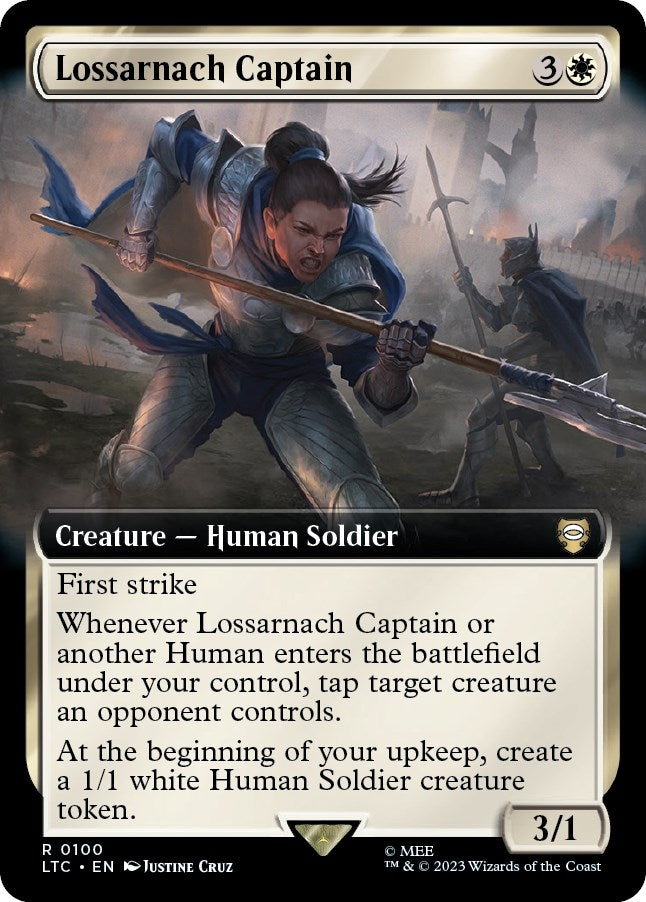 Image for Lossarnach Captain (Extended Art) (100) [Commander: The Lord of the Rings: Tales of Middle-earth]