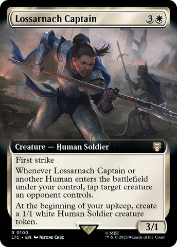 Image for Lossarnach Captain (Extended Art) (100) [Commander: The Lord of the Rings: Tales of Middle-earth]