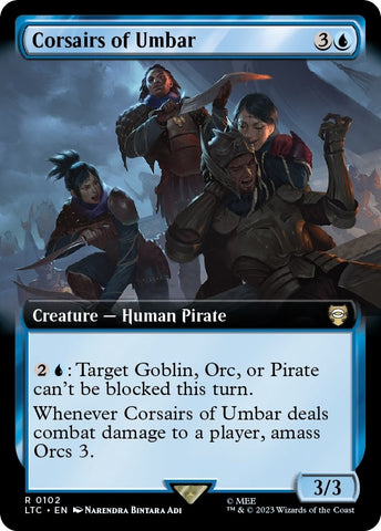 Image for Corsairs of Umbar (Extended Art) (102) [Commander: The Lord of the Rings: Tales of Middle-earth]