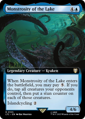 Image for Monstrosity of the Lake (Extended Art) (105) [Commander: The Lord of the Rings: Tales of Middle-earth]