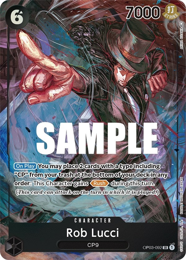 Image for Rob Lucci (092) (Alternate Art) (OP03-092) - One Piece Card Game