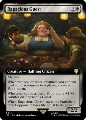 Image for Rapacious Guest (Extended Art) (111) [Commander: The Lord of the Rings: Tales of Middle-earth]