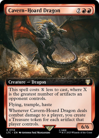 Image for Cavern-Hoard Dragon (Extended Art) (114) [Commander: The Lord of the Rings: Tales of Middle-earth]