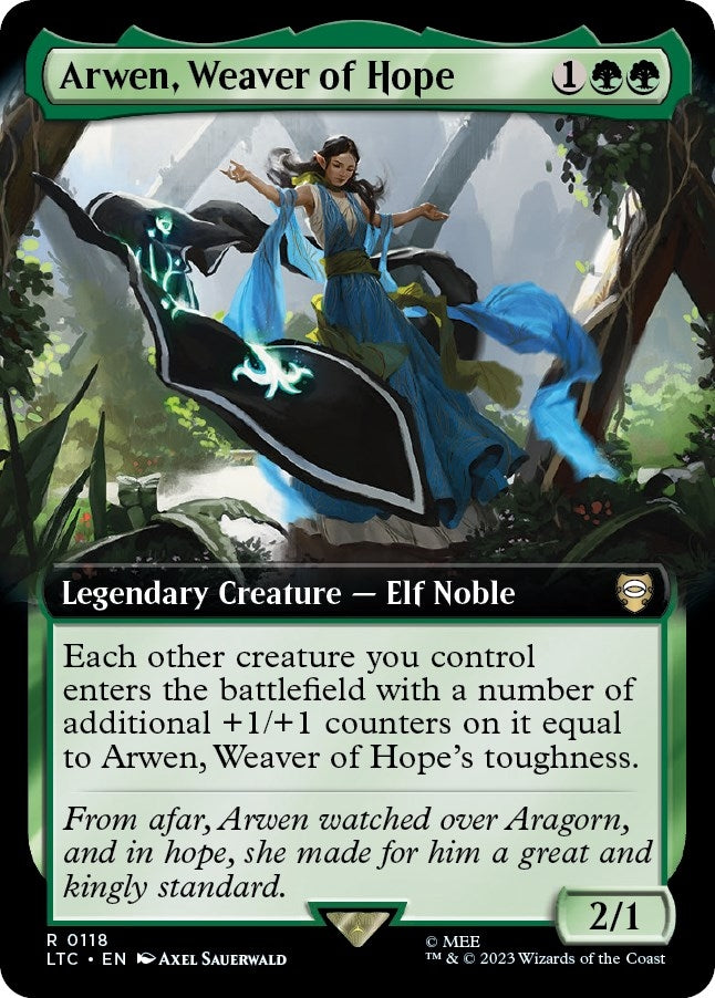 Image for Arwen, Weaver of Hope (Extended Art) (118) [Commander: The Lord of the Rings: Tales of Middle-earth]