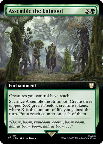 Image for Assemble the Entmoot (Extended Art) (119) [Commander: The Lord of the Rings: Tales of Middle-earth]