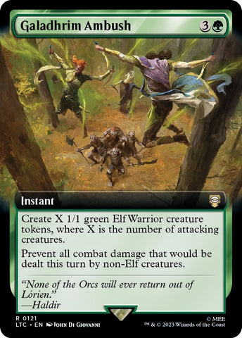Image for Galadhrim Ambush (Extended Art) (121) [Commander: The Lord of the Rings: Tales of Middle-earth]