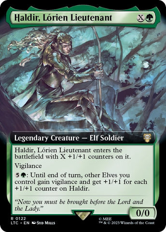 Image for Haldir, Lorien Lieutenant (Extended Art) (122) [Commander: The Lord of the Rings: Tales of Middle-earth]