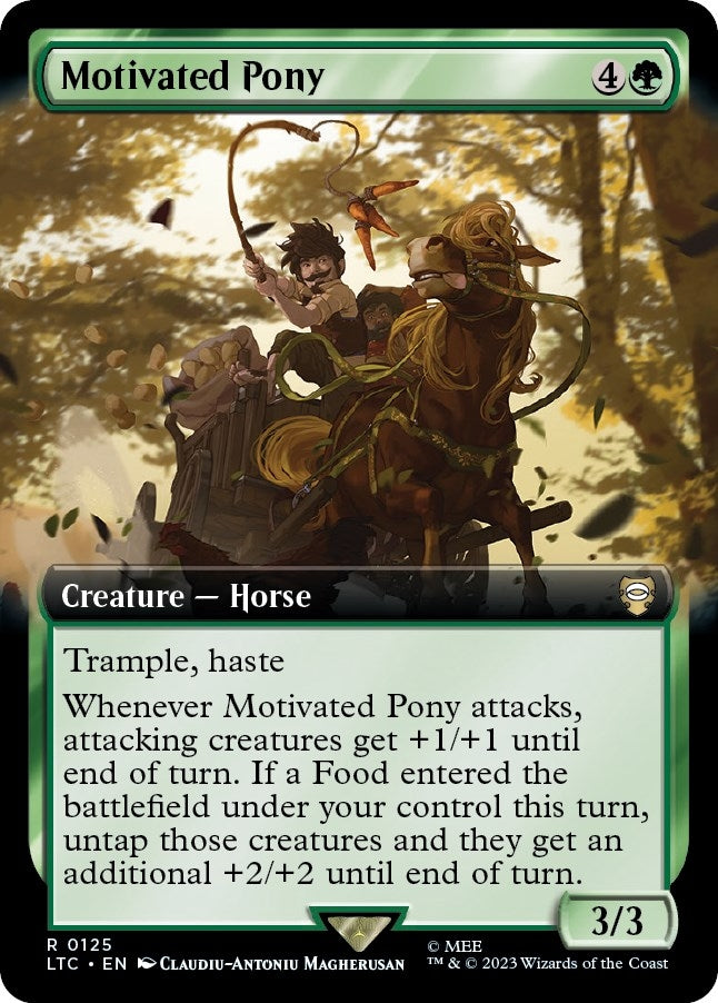 Image for Motivated Pony (Extended Art) (125) [Commander: The Lord of the Rings: Tales of Middle-earth]