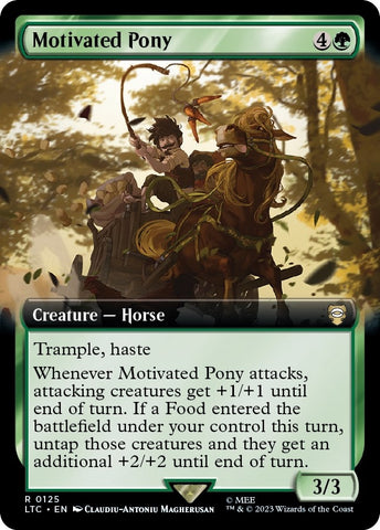 Image for Motivated Pony (Extended Art) (125) [Commander: The Lord of the Rings: Tales of Middle-earth]