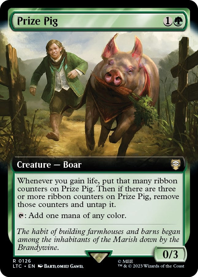 Image for Prize Pig (Extended Art) (126) [Commander: The Lord of the Rings: Tales of Middle-earth]