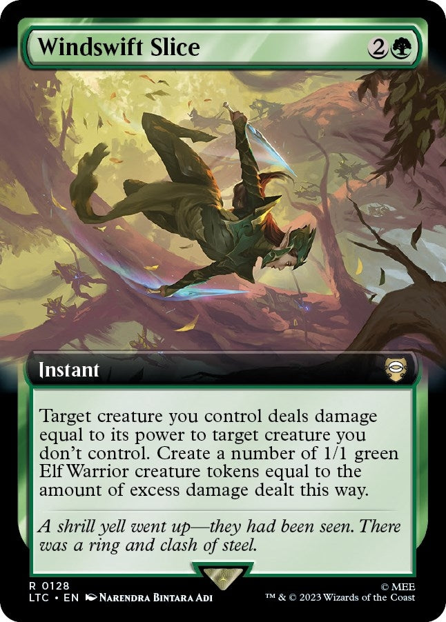 Image for Windswift Slice (Extended Art) (128) [Commander: The Lord of the Rings: Tales of Middle-earth]