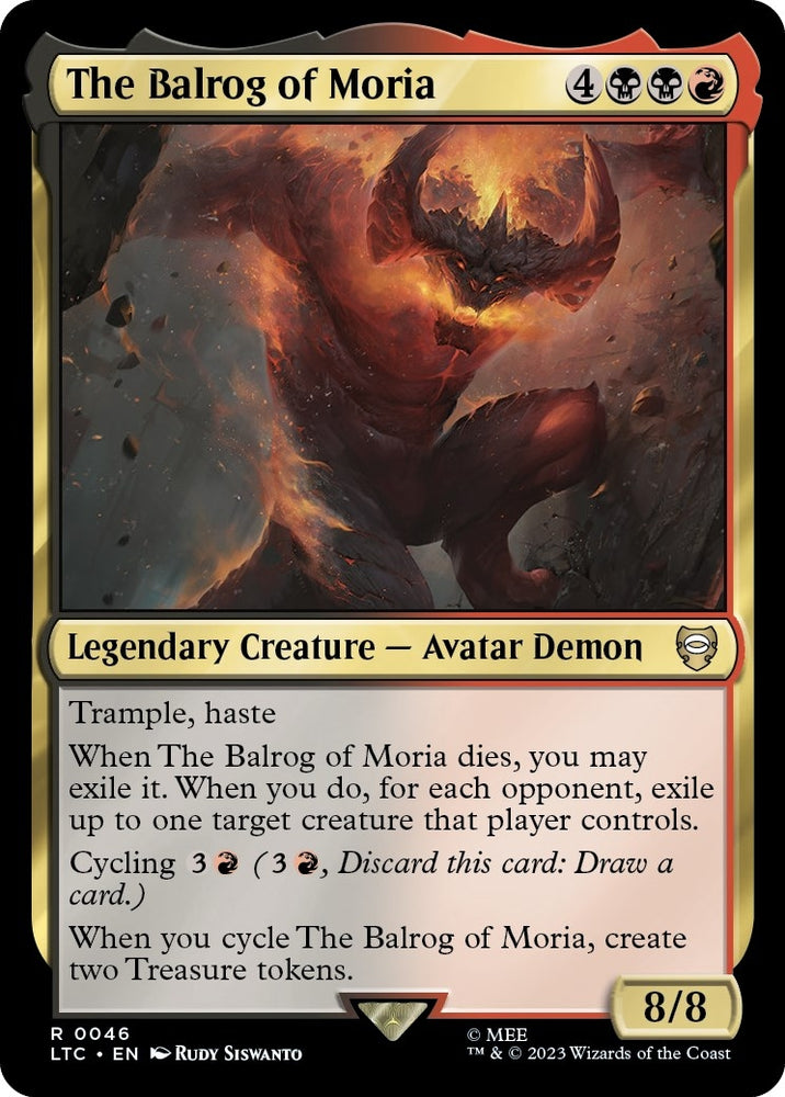 Image for The Balrog of Moria (46) [Commander: The Lord of the Rings: Tales of Middle-earth]