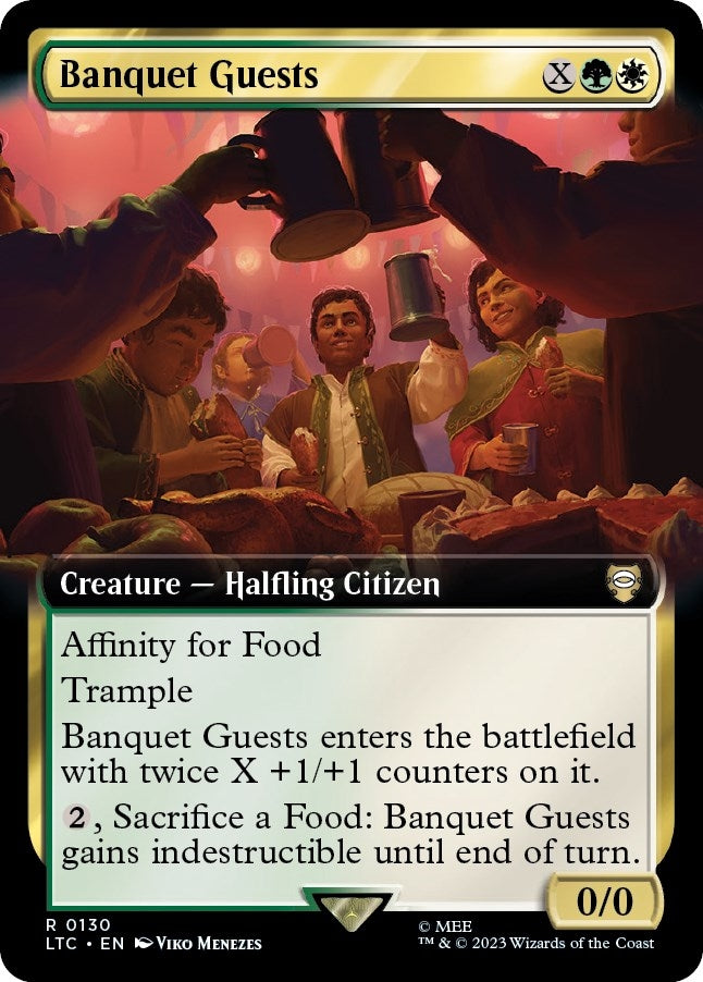 Image for Banquet Guests (Extended Art) (130) [Commander: The Lord of the Rings: Tales of Middle-earth]