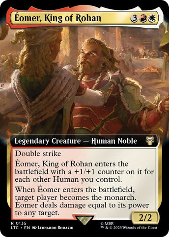 Image for Eomer, King of Rohan (Extended Art) (135) [Commander: The Lord of the Rings: Tales of Middle-earth]