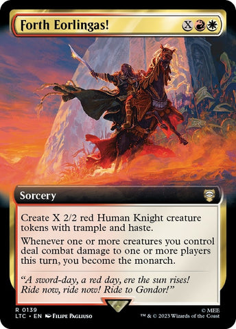 Image for Forth Eorlingas! (Extended Art) (139) [Commander: The Lord of the Rings: Tales of Middle-earth]