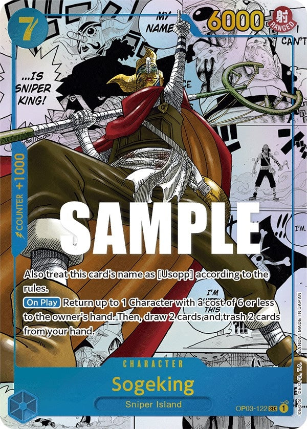 Image for Sogeking (Alternate Art) (Manga) (OP03-122) - One Piece Card Game