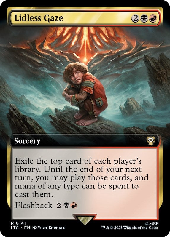 Image for Lidless Gaze (Extended Art) (141) [Commander: The Lord of the Rings: Tales of Middle-earth]