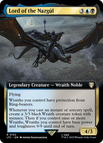 Image for Lord of the Nazgul (Extended Art) (142) [Commander: The Lord of the Rings: Tales of Middle-earth]
