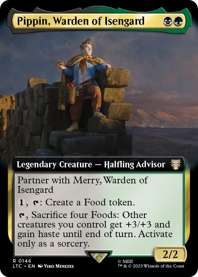 Image for Pippin, Warden of Isengard (Extended Art) (146) [Commander: The Lord of the Rings: Tales of Middle-earth]