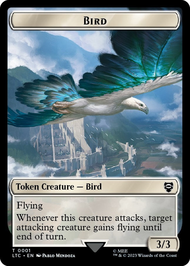 Image for Bird (0001) // Food (0010) Double-Sided Token (1 // 10) [Commander: The Lord of the Rings: Tales of Middle-earth]