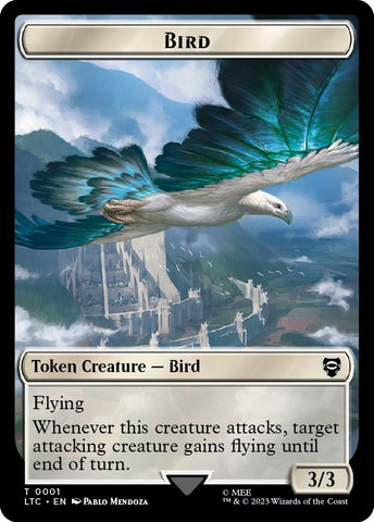 Image for Bird (0001) // Food (0010) Double-Sided Token (1 // 10) [Commander: The Lord of the Rings: Tales of Middle-earth]