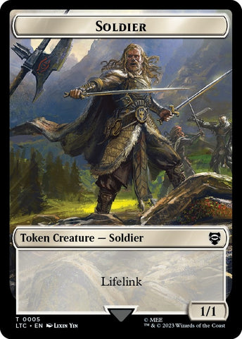 Image for Soldier // Food (0010) Double-Sided Token (5 // 10) [Commander: The Lord of the Rings: Tales of Middle-earth]