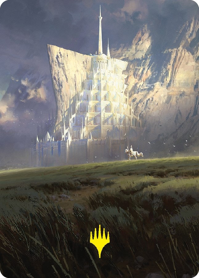 Image for Minas Tirith Art Card (Gold-Stamped Signature) (55) [Art Series: Universes Beyond: The Lord of the Rings: Tales of Middle-earth]
