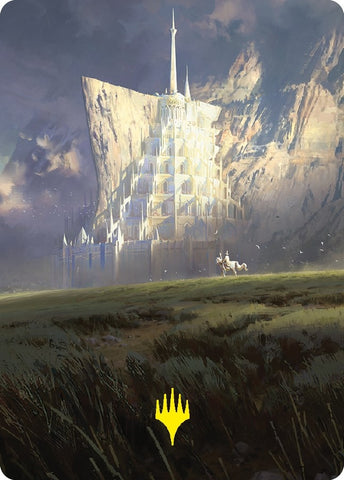 Image for Minas Tirith Art Card (Gold-Stamped Signature) (55) [Art Series: Universes Beyond: The Lord of the Rings: Tales of Middle-earth]