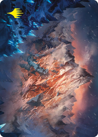 Image for Mountain Art Card (Gold-Stamped Signature) (31) [Art Series: Universes Beyond: The Lord of the Rings: Tales of Middle-earth]