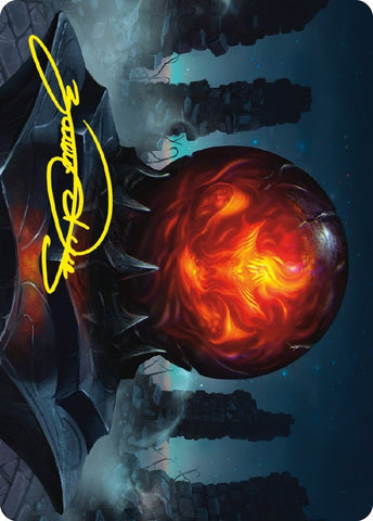Image for Commander's Sphere Art Card (Gold-Stamped Signature) (75) [Art Series: Universes Beyond: The Lord of the Rings: Tales of Middle-earth]