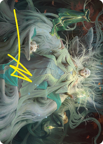Image for Galadriel, Gift-Giver Art Card (Gold-Stamped Signature) (35) [Art Series: Universes Beyond: The Lord of the Rings: Tales of Middle-earth]