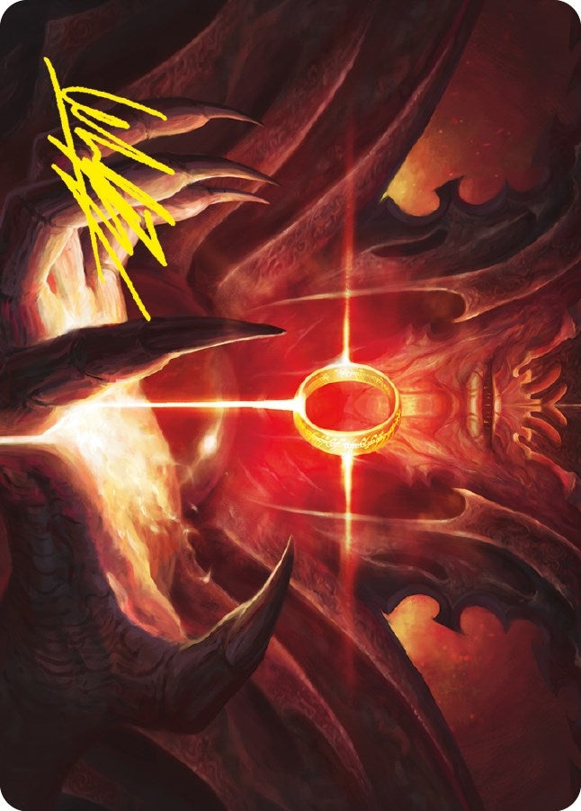 Image for Sol Ring Art Card (Gold-Stamped Signature) (76) [Art Series: Universes Beyond: The Lord of the Rings: Tales of Middle-earth]