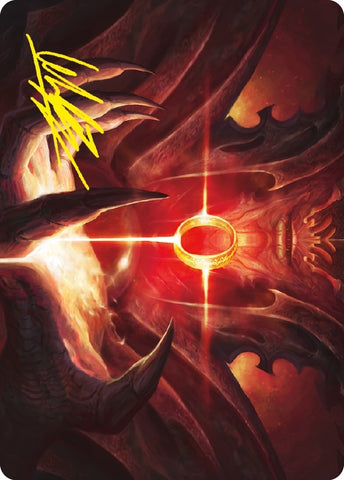 Image for Sol Ring Art Card (Gold-Stamped Signature) (76) [Art Series: Universes Beyond: The Lord of the Rings: Tales of Middle-earth]