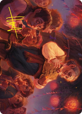 Image for Bilbo, Retired Burglar Art Card (Gold-Stamped Signature) (14) [Art Series: Universes Beyond: The Lord of the Rings: Tales of Middle-earth]