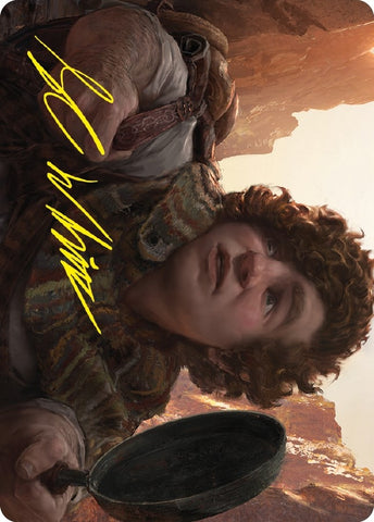 Image for Sam, Loyal Attendant Art Card (Gold-Stamped Signature) (58) [Art Series: Universes Beyond: The Lord of the Rings: Tales of Middle-earth]