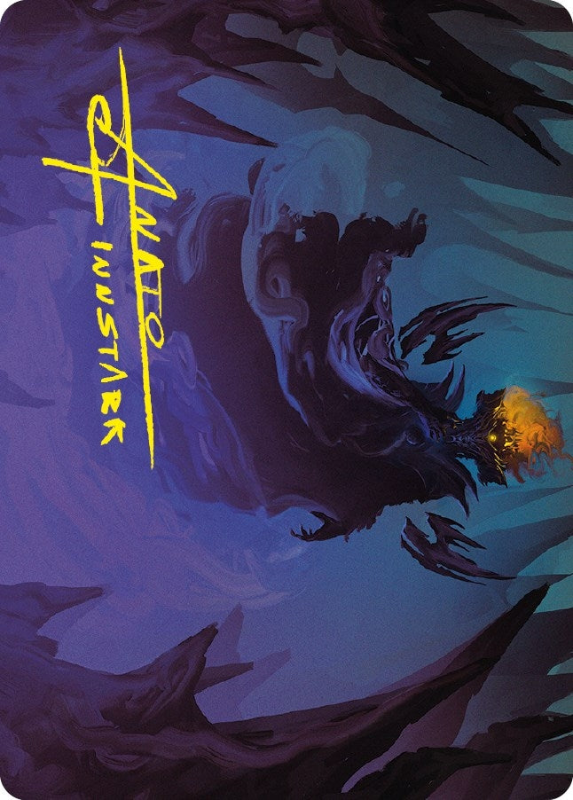Image for Sauron, the Necromancer Art Card (Gold-Stamped Signature) (42) [Art Series: Universes Beyond: The Lord of the Rings: Tales of Middle-earth]