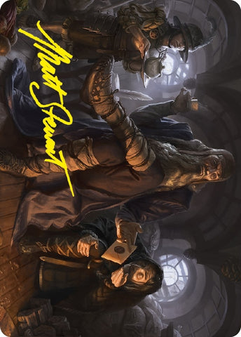 Image for Sharkey, Tyrant of the Shire Art Card (Gold-Stamped Signature) (22) [Art Series: Universes Beyond: The Lord of the Rings: Tales of Middle-earth]