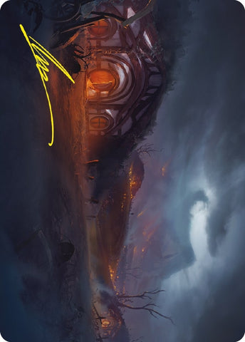 Image for Field of Ruin Art Card (Gold-Stamped Signature) (77) [Art Series: Universes Beyond: The Lord of the Rings: Tales of Middle-earth]