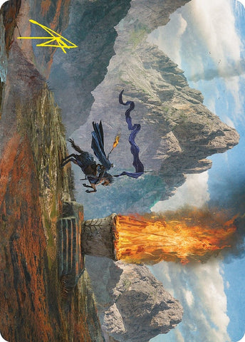 Image for Call for Aid Art Card (Gold-Stamped Signature) (60) [Art Series: Universes Beyond: The Lord of the Rings: Tales of Middle-earth]